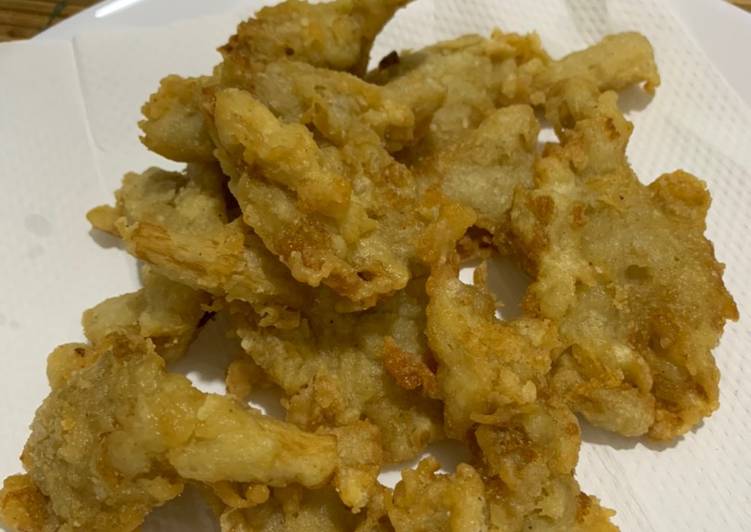 Resep Jamur tiram crispy (pakai tepung serbaguna homemade), Bikin Ngiler