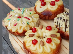 Una foto de Rosca de Reyes/Pascua