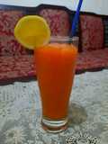 Smoothies pepaya mentimun + jeruk lemon