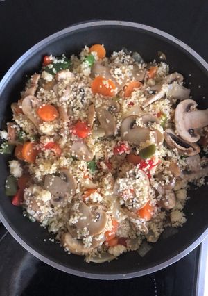 Una foto de Cous-cous de verdura