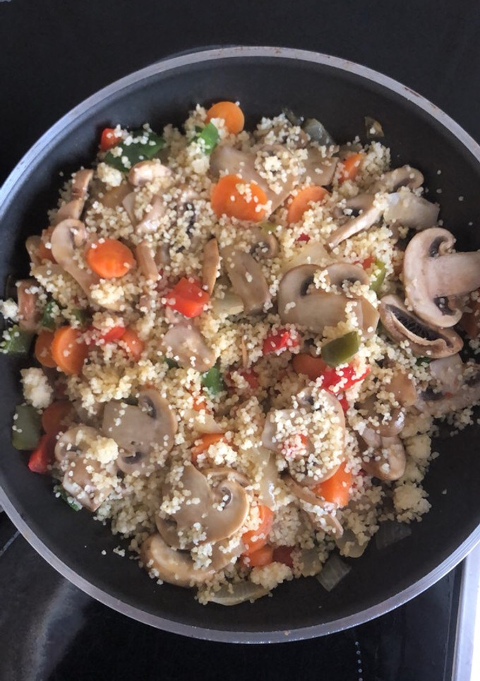 Una foto de Cous-cous de verdura