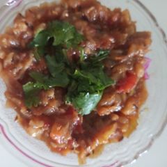 A picture of Brinjal ka Bartha.