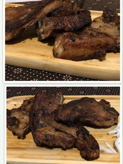 A picture of Peshwari lamb chops.