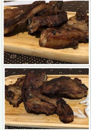 A picture of Peshwari lamb chops.