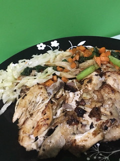Foto resep Ayam Panggang untuk diet w/ sayuran Manja