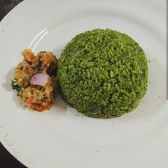 A picture of Healthy palak khichdi.