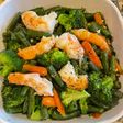Stir-Fried Broccoli with Shrimp