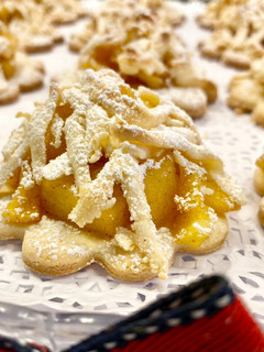Una foto de Galletas de mantequilla con manzana caramelizada