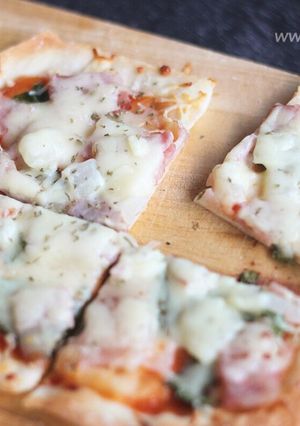 Foto resep Easy thin crust pizza