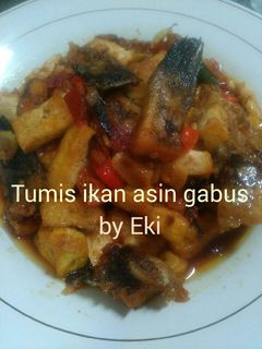 Foto resep Tumis ikan asin gabus