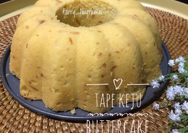 Bagaimana Menyiapkan Tape Keju Buttercake (Tintin Rayner) yang Enak Banget