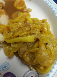 A picture of Peppered Squash.