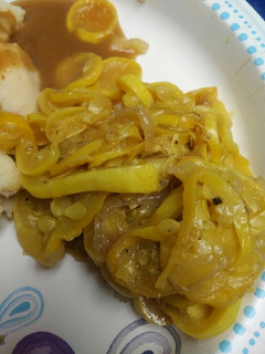 A picture of Peppered Squash.