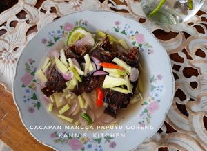 Foto resep 69. Cacapan Mangga Papuyu Goreng