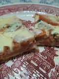 Pizza de huevo tipo omelette