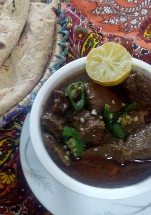 A picture of Mutton Kaleji.