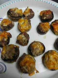 A picture of Stuffed Mushrooms.