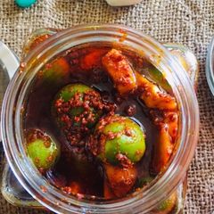A picture of Instant gunda Keri pickle.