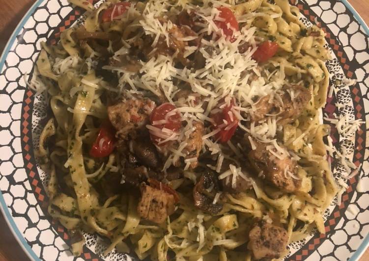 Chicken Pesto Pasta Chicken Pesto Pasta