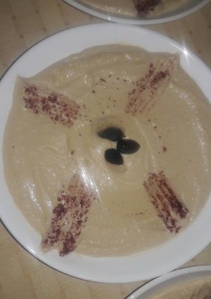 صورة لوصفة حمص بطحينه