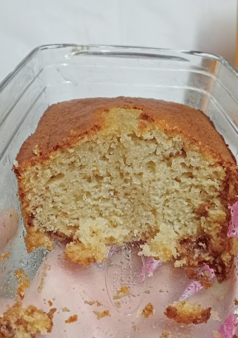 Una foto de Bizcocho con chocolate blanco