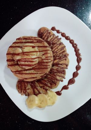Une photo de Pancakes saines