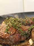 Filet Steak with Garlic and Thyme Butter