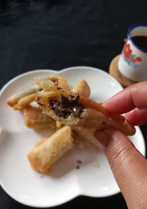Foto resep Roti goreng isi coklat keju