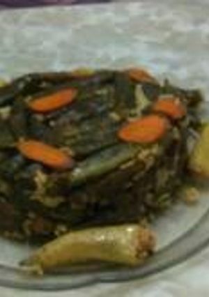 صورة لوصفة محشي ورق خس