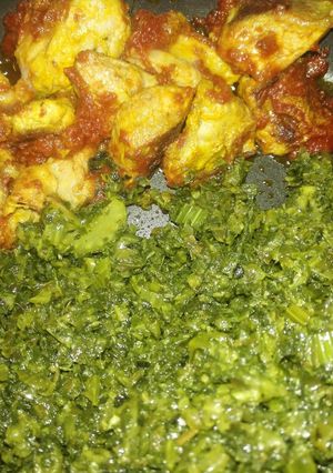 عکسی از دستور خورشت کرفس و سبزی قورمه سبزی