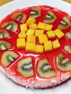 Foto resep No Bake Fruit Cheesecake