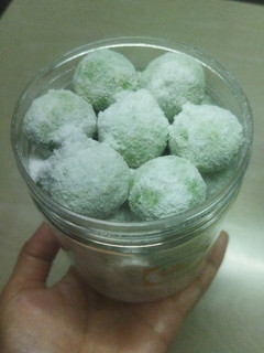 Foto resep Putri Salju Almond Pandan
