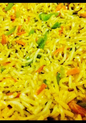 A picture of Foxtail millet noodles.
