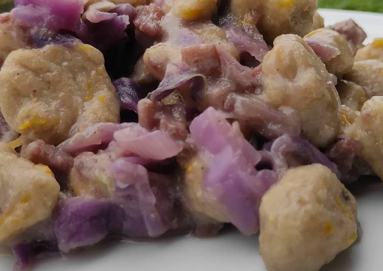 Gnocchi di zucca e grano saraceno