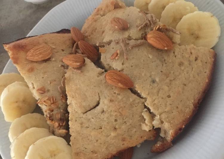 How to Make Any-night-of-the-week Torta de banana y avena 🍌♥️