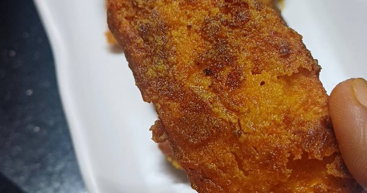 Crispy Suran Fry (vegetarian fish fry) Recipe by Shital Siddhesh Raut ...