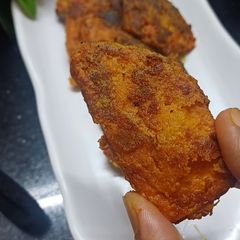 A picture of Crispy Suran Fry (vegetarian fish fry).