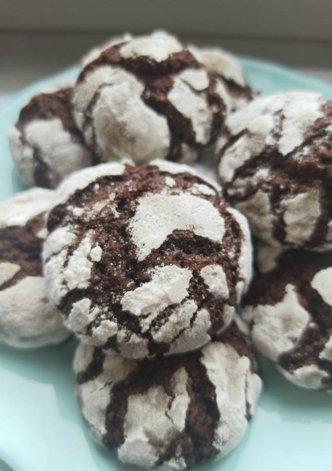 Найсмачніше шоколадне печиво з тріщинками, або печиво "Мармурове"🍪