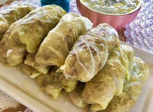 Una foto de Hojas de repollo rellenas - receta árabe