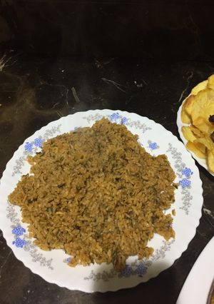 صورة لوصفة رز بالخلطه