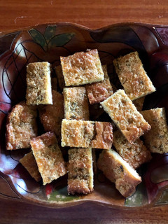 Una foto de Pan de ajo, bajo en carbohidratos!