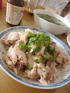 Hình của món Cơm gà Hải Nam.