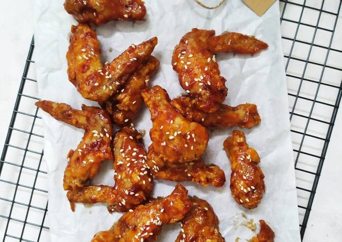 Yuk intip, Bagaimana cara membuat Korean spicy chicken wings yang sempurna