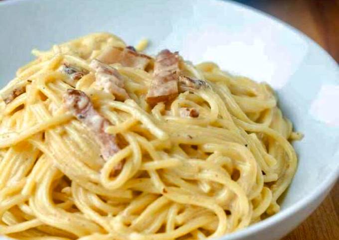 Cara membuat Spaghetti Carbonara ala rumahan