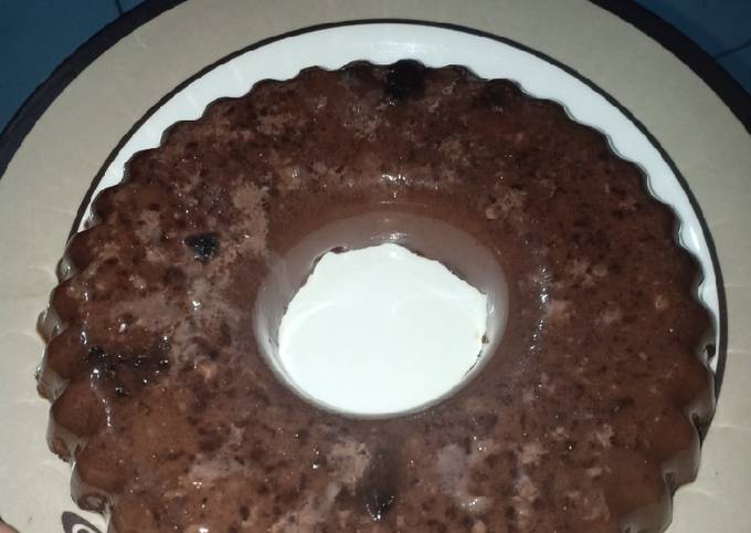 Puding Coklat Milo Oreo