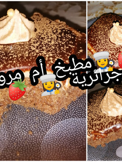 صورة لوصفة كـيـكة شوكولاطـة🍫خيـر من باتيسري بألـف مـرة♥️👌