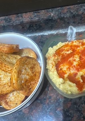 Una foto de Humus de garbanzos