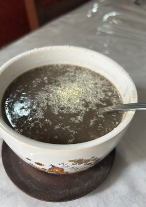 Una foto de Sopa crema de lentejas de mi abuela