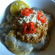 Sorrentinos de auyama con salsa bechamel y bolognesa