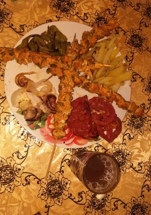 صورة لوصفة قطبان لداند مع خضرة